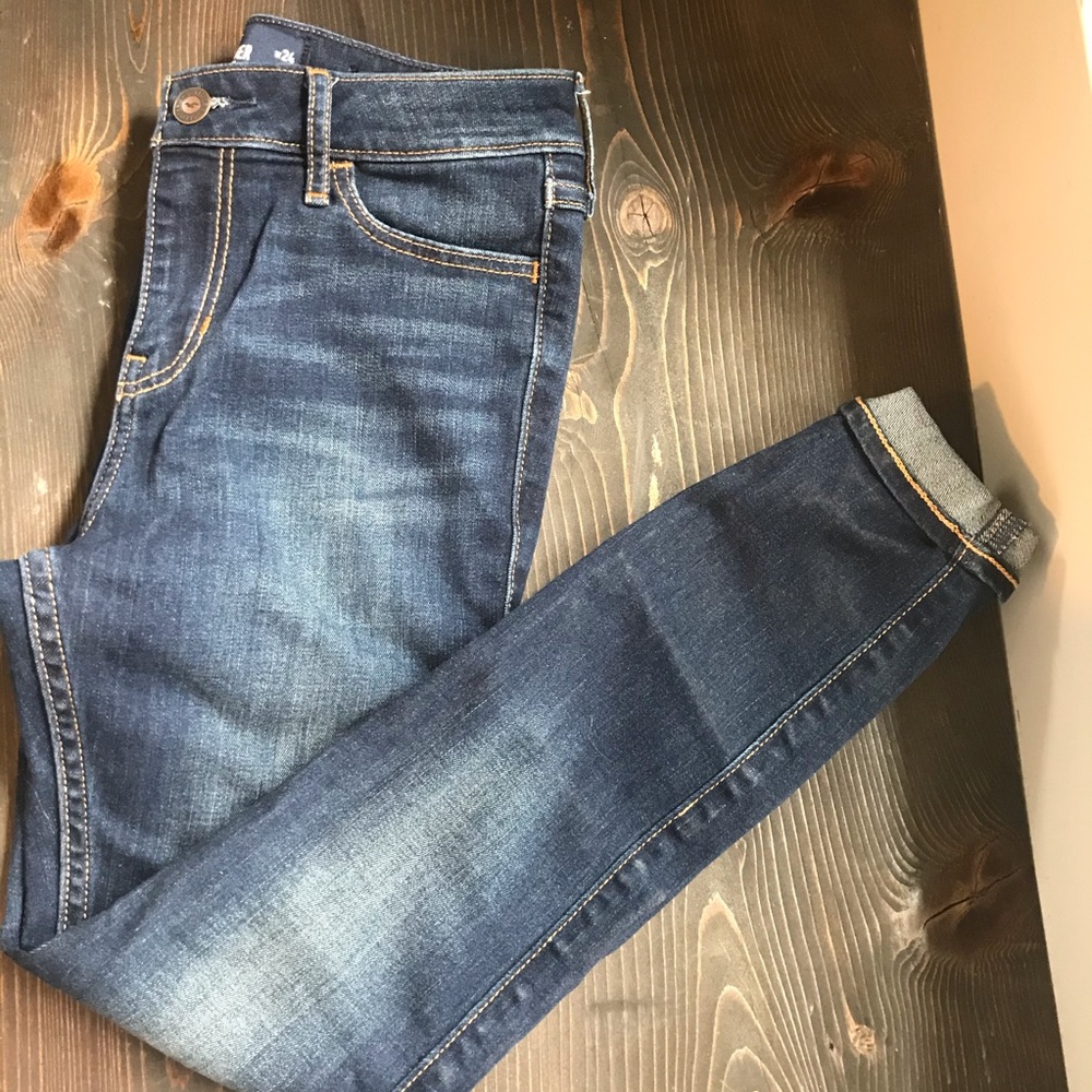 Dark wash Hollister jeans